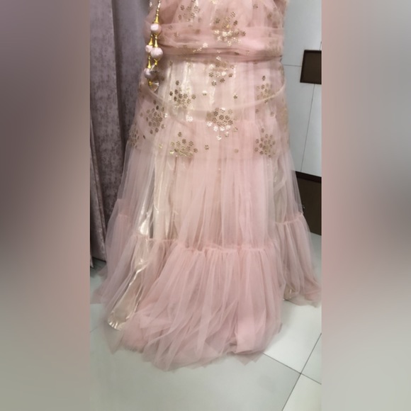 Light pink royal extremely heavy lehenga! - Picture 4 of 11